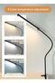 LOOPITYS LED Desk lamp with Clamp EyeCaring Clip on Lights for Home Office 3 Modes 10 Brightness Lon - 2