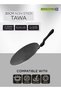 30 cm Flat Non-Stick Tawa | 3-Layer Non-Stick Surface, 2.5 mm Thickness, Heat-Resistant Ba - 3