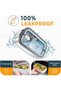 Adando Stainless Steel Lunch Box-1400ml Double Layer Microwave-Safe Bento Box- 304 Leakproof Tiffin - 5