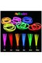 MOMENT 100 Pack Ultra Bright Glow Sticks Bulk Party Pack Glow In The Dark Party Supplies Glow Sticks - 3