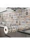 Zeemey 1 Roll Kitchen Tile Waterproof And Oil Resistant Wall Stickers, Thickened Heat-Resistant Stic