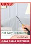 UNUNS Clear Plastic Tablecloth Protector,100% Waterproof Oilproof Stain Resistant Wipeable Rectangle - 2