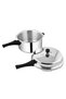 Popular Pressure Cooker with Lid 7.5 Ltr and Pressure Pan without Lid 3.5 Ltr | Aluminium C - 2