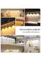 MITOYO Motion Sensor Light - Aluminum Alloy LED Light - Cordless Under Cabinet Light - White, Warm, - 3