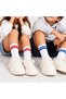 Kids Crew Socks 3 Pack - Cotton Blend Striped Athletic Socks for Boys & Girls | Best Price UAE - 2