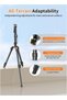 TONEOF 191cm Camera Tripod Stand with Adjustable Ball Head, with 10m Remote Control and Cell Phone C - 4