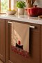 Cat and Tea Kitchen Hand Towel 35X50 cm Cotton Digital Printed Decorative Towel - 2