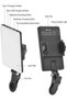 LIVVY 60 LED Rechargeable Mobile Phone LED Light, Clip Fill Light, Front & Back Phone Mount, 3 Adjus - 5