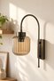 Aveline Honey Colored Glass E27 Modern Single Wall Sconce - 2