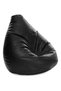 COMFY PVC BLACK LARGE BEAN BAG WITH VIRGIN BEANS FILLER - 2