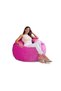 Comfy Large Soft & Fluffy Classic Pink Velvet Bean Bag With Bouncy Beans Filling - 2