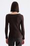 Boat Neck Accessory Knitwear Sweater 15339 - 3