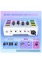 Audio Mixer, Gaming Streaming PC Mixer with Slider Fader, XLR Microphone Interface, Monitorin - 4