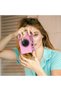 VKL Camera Case Compatible with Fujifilm Instax Mini EVO, rose pink Protective Bag with Shoulder Str - 5