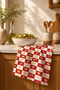 Pasta Kitchen Hand Towel 35X50 cm Cotton Digital Printed Decorative Towel - 3