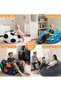 Arabest Dinosaur Stuffed Animal Storage Bean Bag Chair Cover - Premium Canvas Organizer with YKK Zip - 5