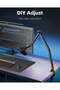 WALALLA Mic Arm for Lightweight Mics, Microphone Arm Rotatable, Storable Desk Mic Stand for Capacity - 5