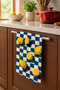 Lemon Patterned Cotton Kitchen Towel 35X50 cm Digital Printed Drying Cloth - 2