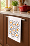 Eggs Cotton Kitchen Towel 35X50 cm Digital Printed Drying Cloth - 2