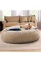 Comfy Chill Super Soft Cocoon Bed Bean Bag Velvet Beige