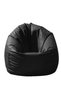 COMFY PVC LARGE BEAN BAG BLACK WITH VIRGIN BEANS FILLING - 4