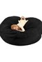 COMFY ULTIMATE XXL SUEDE LOVESACK GAMING BLACK RECLINER BEAN BAG WITH VIRGIN POLYSTYRENE FILLING - 4