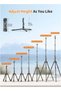 TONEOF 191cm Camera Tripod Stand with Adjustable Ball Head, with 10m Remote Control and Cell Phone C - 5