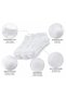 Al Ibrah 3-Pack Kids White Ankle Socks, Cotton Blend with Arch Support | Best Price UAE - 2