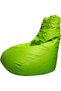 Luxe Decora PVC Tear Drop Bean Bag Light Green 110cm - 2