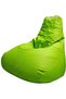 Luxe Decora PVC Tear Drop Bean Bag Light Green 110cm