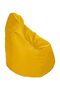 Luxe Bean Bag Yellow 80x50cm - 2