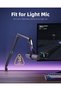 WALALLA Mic Arm for Lightweight Mics, Microphone Arm Rotatable, Storable Desk Mic Stand for Capacity - 2