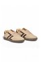 Beige Lace-Up Lightweight Comfortable Unisex Walking and Sports Shoes Sneaker 234750 - 4
