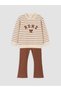 Esvab • Modern & Distinctive Embroidered Striped Baby Girl Set