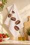 Coffee Beans Dish Drying Towel 35X50 cm Cotton Patterned Kitchen Cloth - 5
