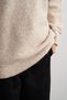 Premium Textured Knitwear Sweater Beige - 3