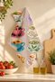 Herbal Tea Kitchen Hand Towel 35X50 cm Cotton Digital Printed Decorative Towel - 5