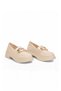 Buckle-Strapped Lightweight Comfortable Stylish Beige Women's Classic Casual Shoes Loafer 1837 Z - 4