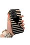 Poco X7 Pro Compatible Striped Black Case, Shockproof Silicone, Stylish - 2