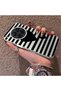Tecno Camon 40 Premier Compatible Striped Black Case, Shockproof Silicone, Stylish