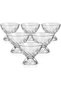 140ml Transparent Glass Dessert Bowls, Set of 6