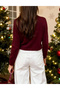 Cardigan, Red - 3
