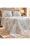 Turkish Style King Size Flat Bedsheet Set, 3 Pieces, 260 x 240 cm, 1 Flat Sheet and 2 Pillowcases (Ice Blue) - 2