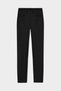 Relaxed Fit (No Pile) Black Striped Jogger Pants - 6