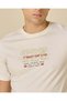 Men White Printed T-Shirt - 4