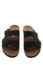 Men's Black Anatomical Sole Orthopedic Comfortable Daily Slippers - 7