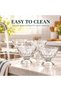 140ml Transparent Glass Dessert Bowls, Set of 6 - 7