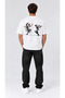Palestinian Themed Dancing Figures Printed Oversize T-Shirt - 3