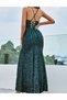 Rochie lunga, Verde inchis - 3