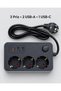 Multiple Extension Socket with On/Off Button and USB and Type C Connections for Homes and Businesses - 4